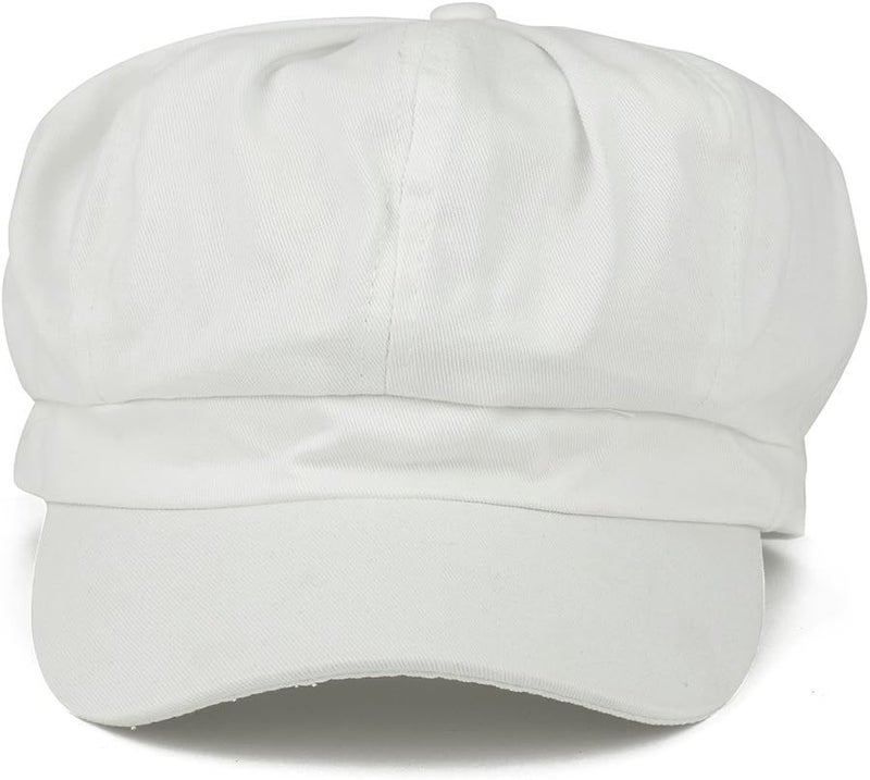 Armycrew 2XL Oversize Lightweight 100% Cotton Newsboy Cap with Elastic Back - Image 2